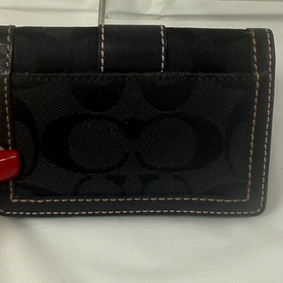 Vintage Coach Black Leatherwear credit card Wallet - Picture 5 of 11